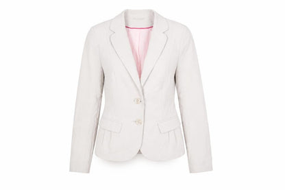 H&M Womens Beige Jacket Blazer Size 8 Button