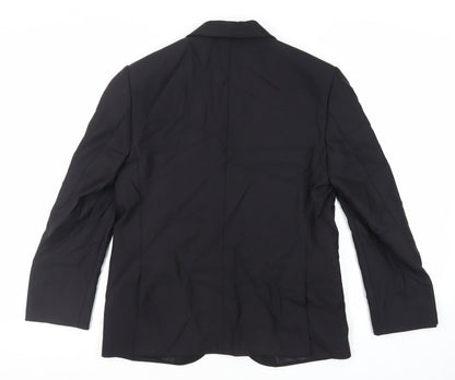 Mens UK Size 40 Marks and Spencer Regular Black Suit Tuxedo