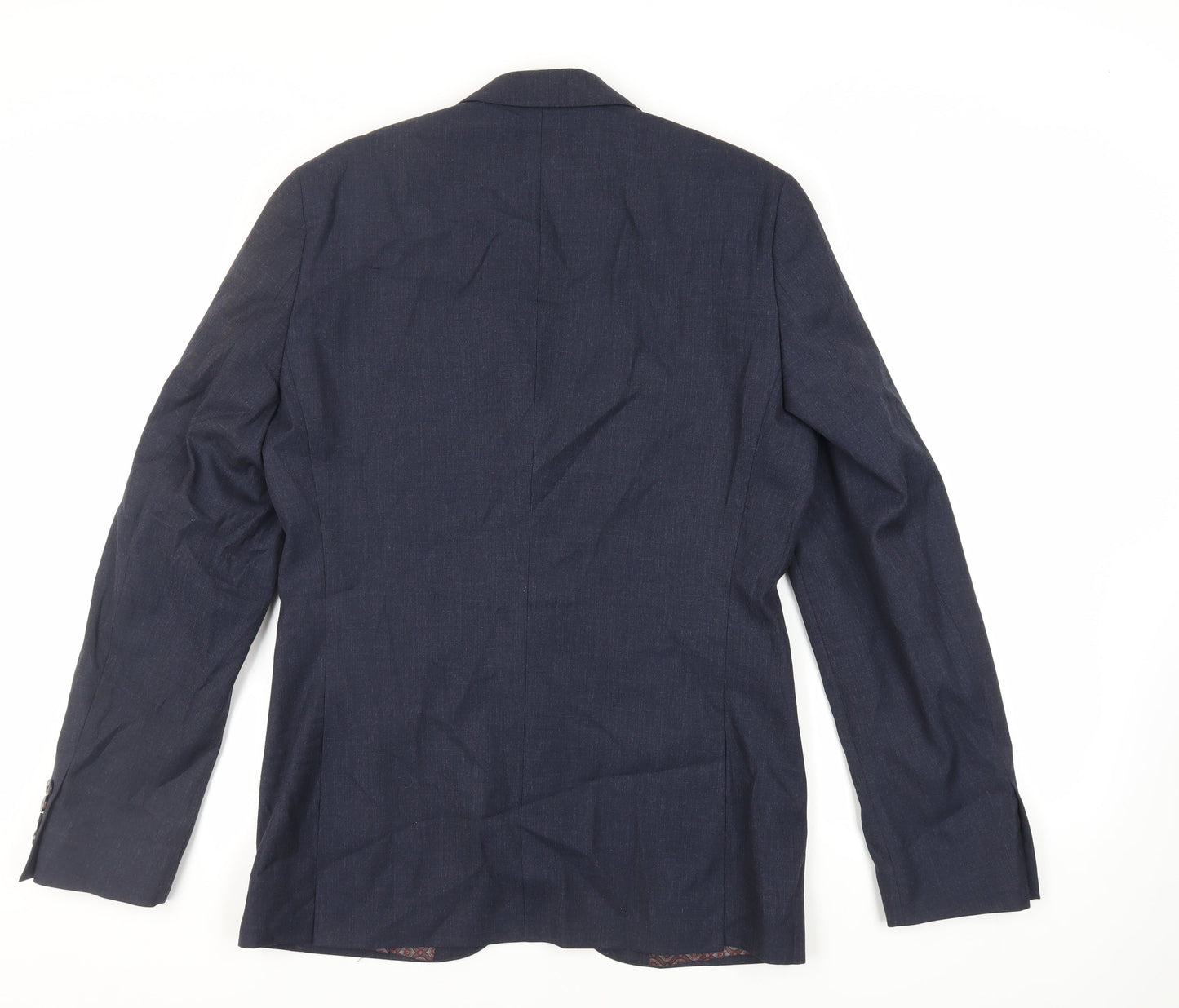 Mens UK Size 38 Burton Regular Blue Suit Jacket