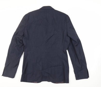 Mens UK Size 38 Burton Regular Blue Suit Jacket