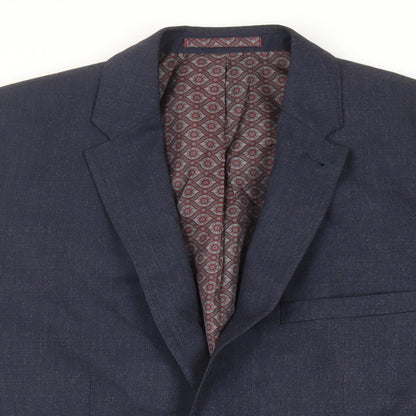 Mens UK Size 38 Burton Regular Blue Suit Jacket