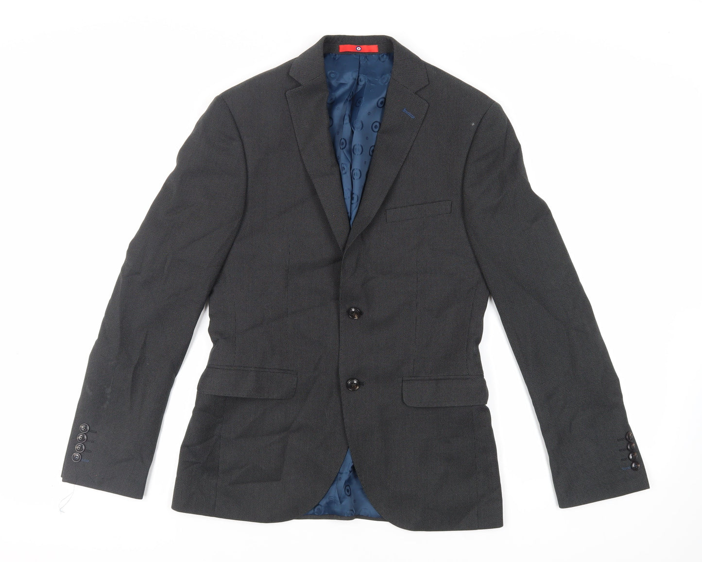 Mens UK Size 36 Lambretta Regular Grey Suit Jacket