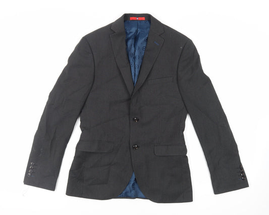 Mens UK Size 36 Lambretta Regular Grey Suit Jacket