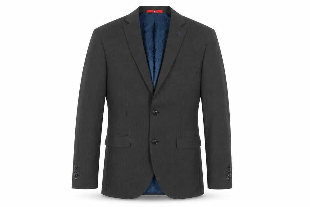 Mens UK Size 36 Lambretta Regular Grey Suit Jacket