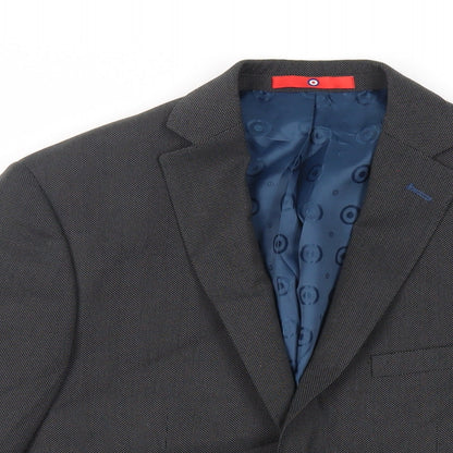 Mens UK Size 36 Lambretta Regular Grey Suit Jacket