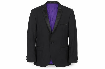 Mens UK Size 46 Ventura Regular Black Suit Tuxedo