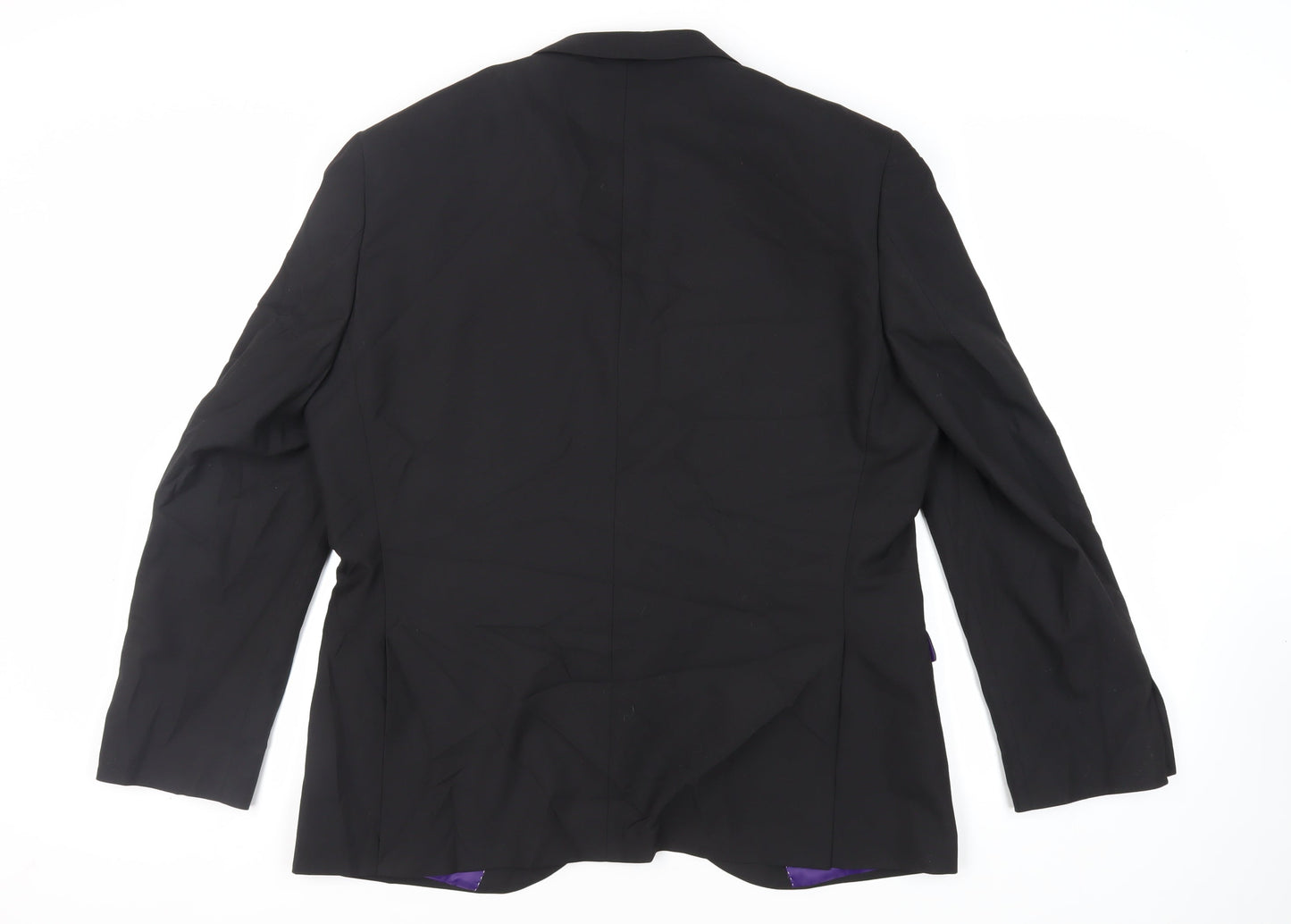 Mens UK Size 46 Ventura Regular Black Suit Tuxedo