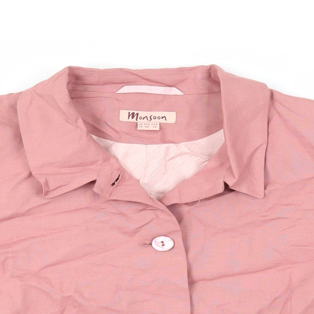 Womens UK Size 18 Monsoon Pink Jacket