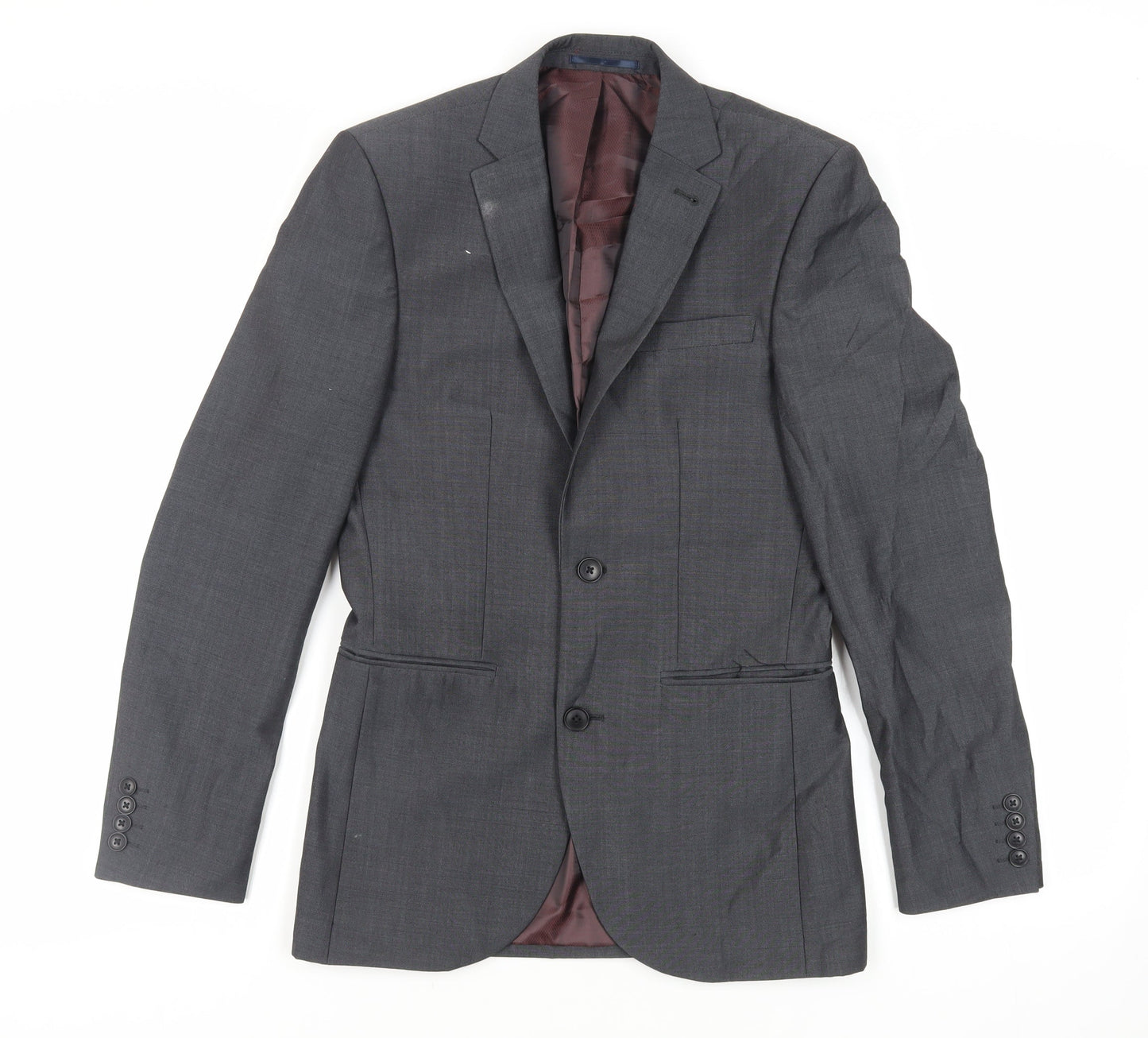 Mens UK Size 34 NEXT Regular Grey Suit Jacket