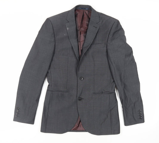 Mens UK Size 34 NEXT Regular Grey Suit Jacket