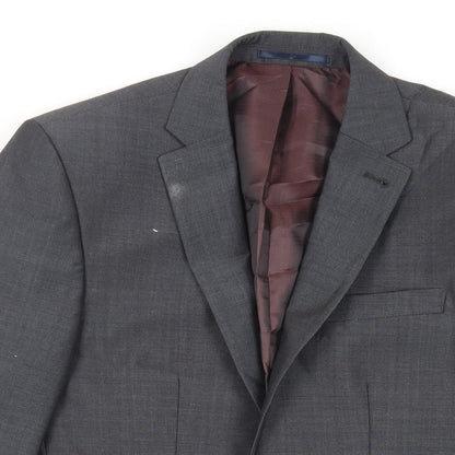 Mens UK Size 34 NEXT Regular Grey Suit Jacket