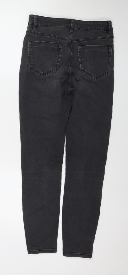ASOS Womens Grey Cotton Skinny Jeans Size 28 in L32 in Regular Zip