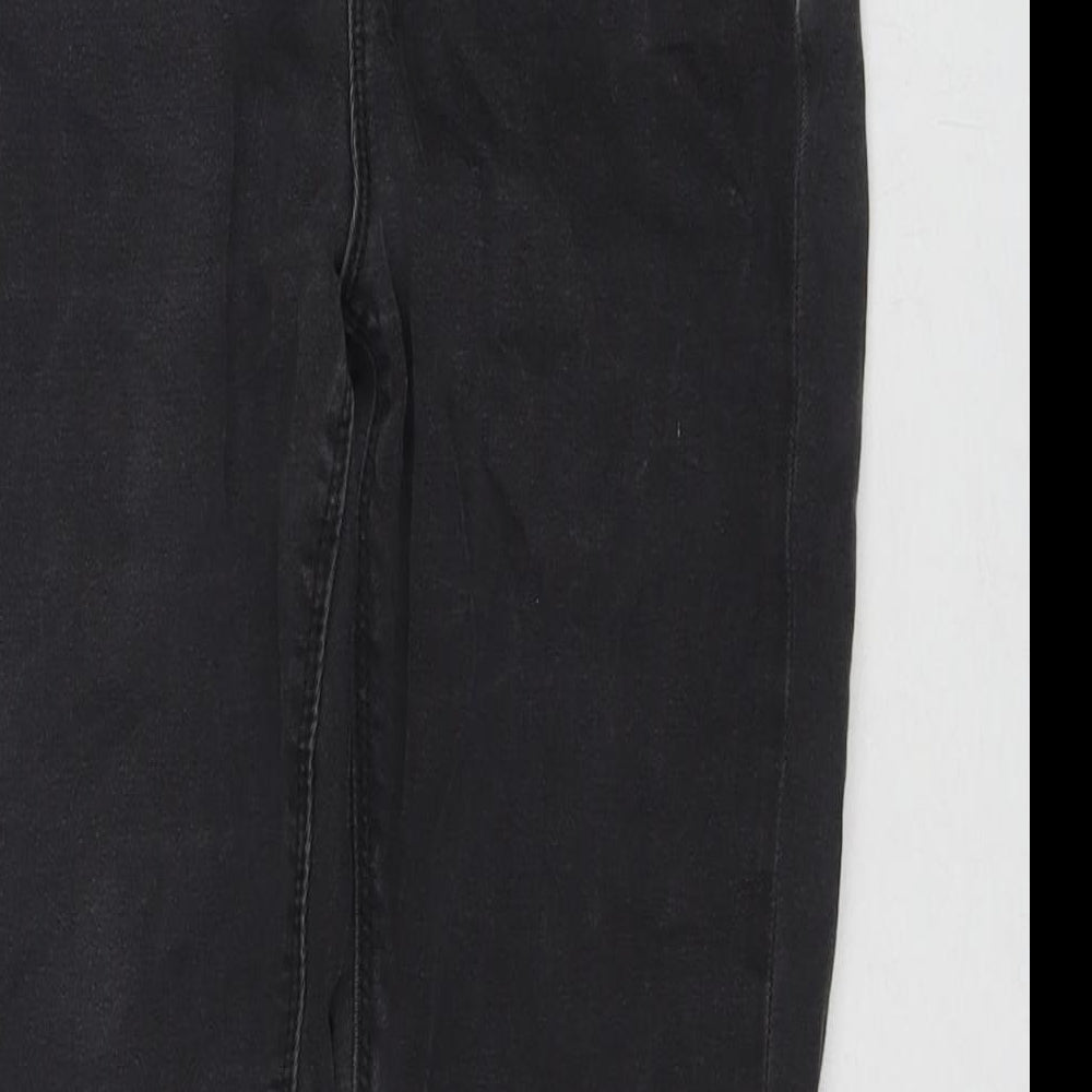 ASOS Womens Grey Cotton Skinny Jeans Size 28 in L32 in Regular Zip