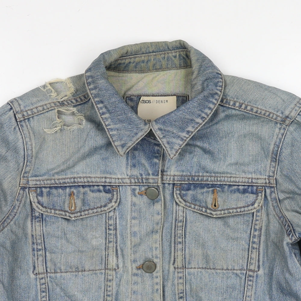 Womens UK Size 10 ASOS Blue Jacket