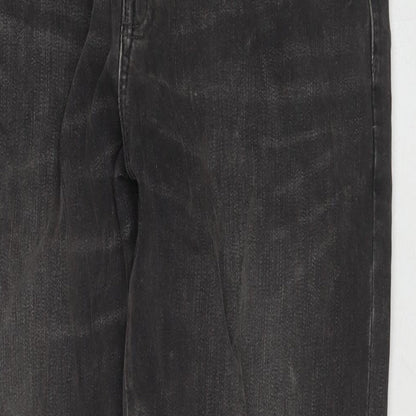 Gap Mens Grey Cotton Straight Jeans Size 36 in L30 in Regular Zip