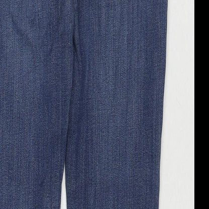 Gap Womens Blue Cotton Skinny Jeans Size 28 in L29 in Regular Zip
