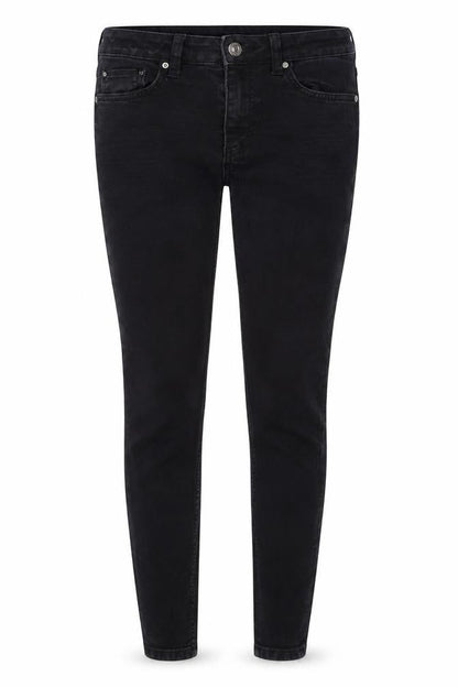 Marks and Spencer Womens Blue Cotton Skinny Jeans Size 10 L27 in Regular Zip