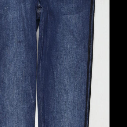Khost Womens Blue Cotton Skinny Jeans Size 8 L27 in Regular Zip