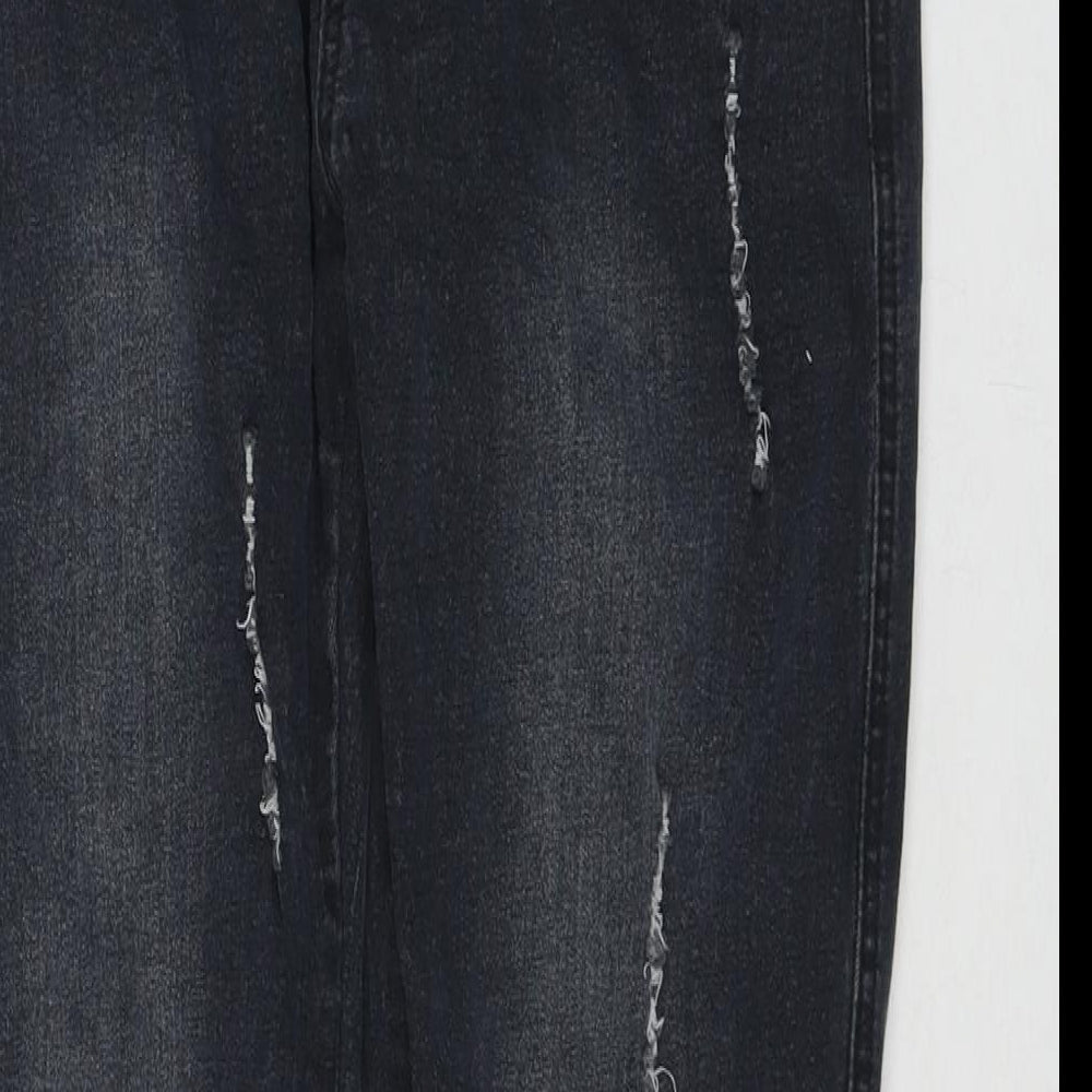 Voir Jeans Womens Grey Cotton Jegging Jeans Size L L28 in Regular