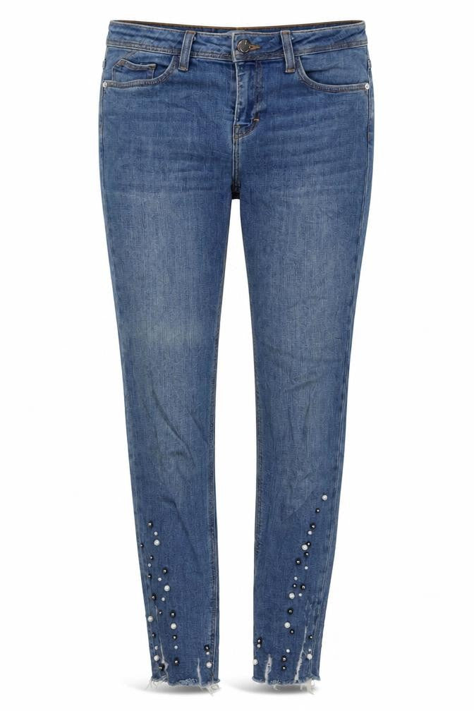 Womens UK Size 10 Zara Regular Fit Skinny Blue Jeans