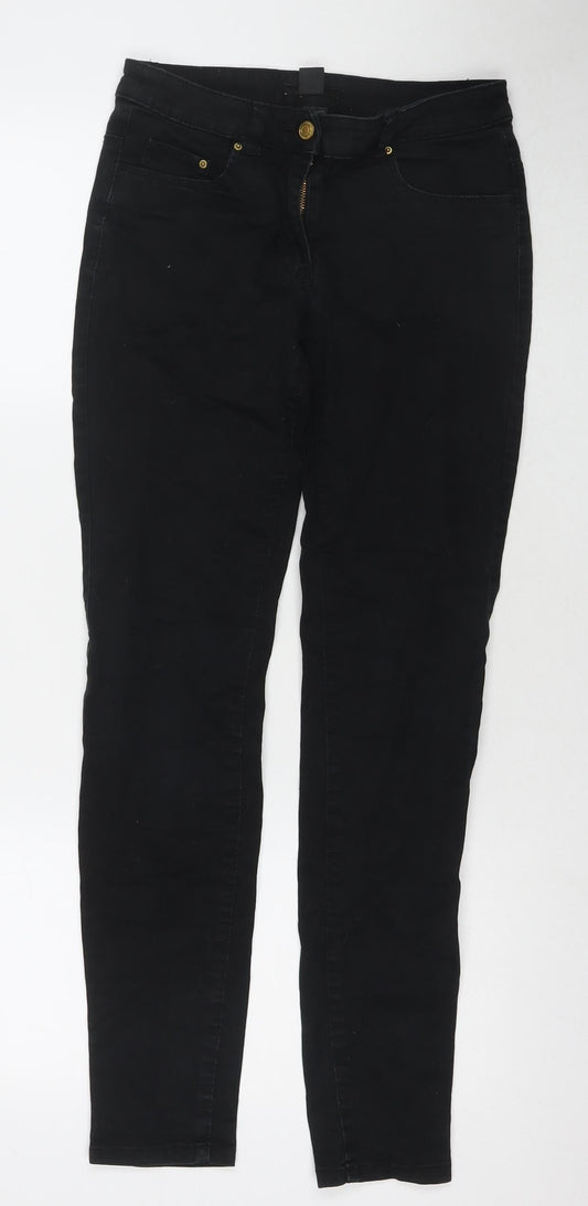 Womens UK Size 8 H&M Regular Fit Skinny Black Jeans