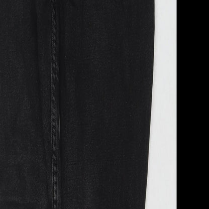 H&M Womens Black Cotton Skinny Jeans Size 29 in L28 in Regular Zip
