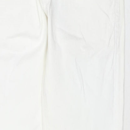 Mens UK Size 34 in NEXT Regular Fit Straight White Jeans