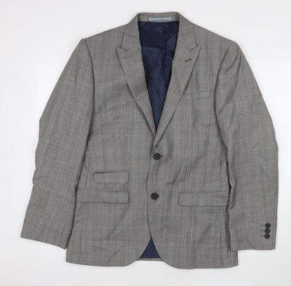 Mens UK Size 38 NEXT Regular Grey Suit Jacket