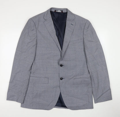 Mens UK Size 40 Marks and Spencer Regular Grey Suit Jacket