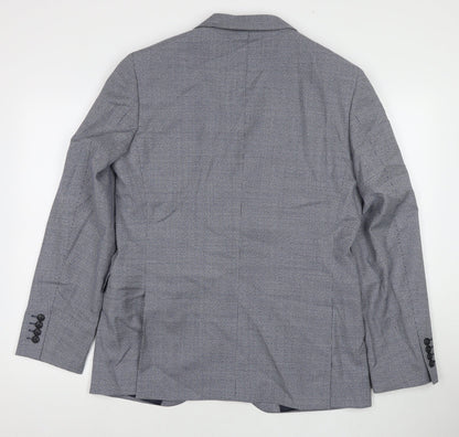 Mens UK Size 40 Marks and Spencer Regular Grey Suit Jacket