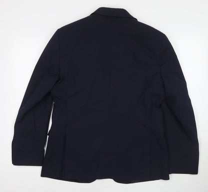 Mens UK Size 40 Marks and Spencer Regular Blue Suit Jacket
