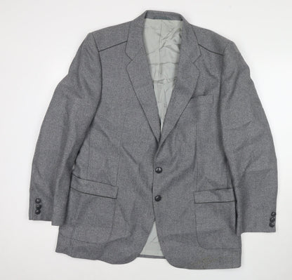 Mens UK Size 44 Hugo James Regular Grey Suit Jacket