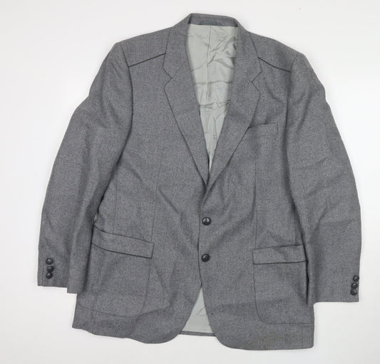 Mens UK Size 44 Hugo James Regular Grey Suit Jacket