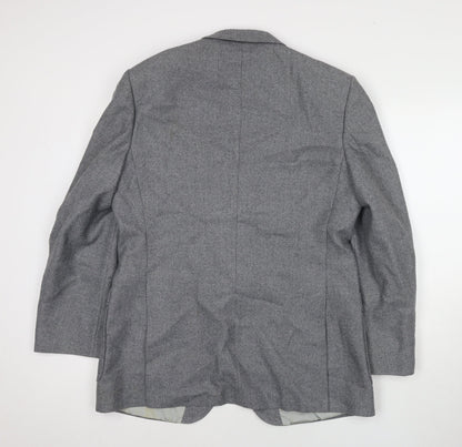 Mens UK Size 44 Hugo James Regular Grey Suit Jacket