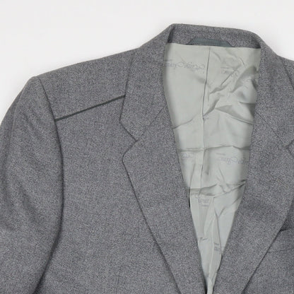 Mens UK Size 44 Hugo James Regular Grey Suit Jacket