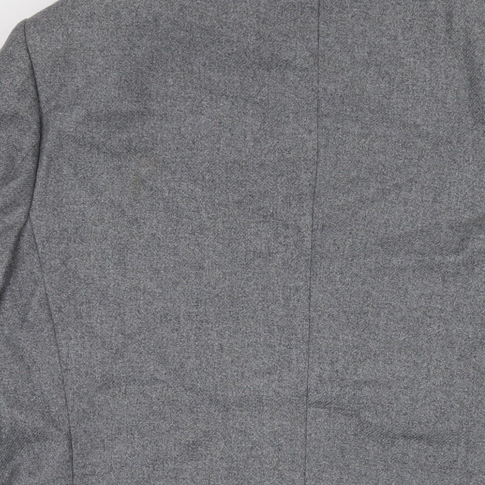 Mens UK Size 44 Hugo James Regular Grey Suit Jacket