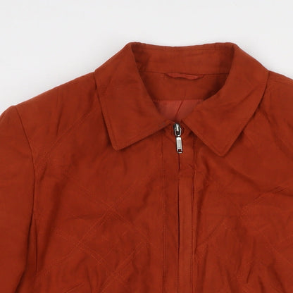 C&A Womens Brown Jacket Size 18 Zip