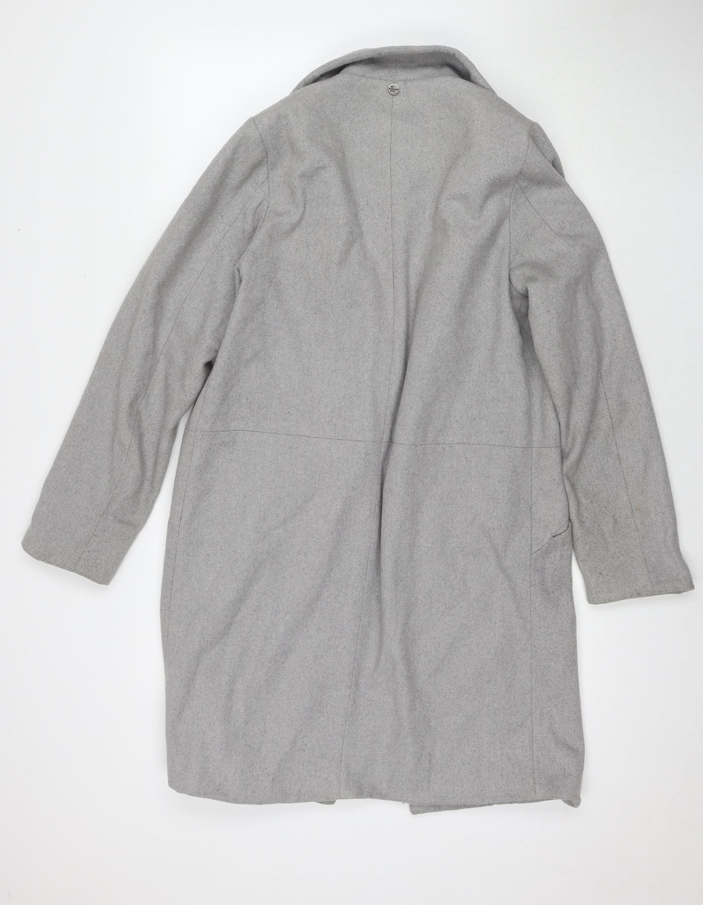 All About Eve Womens Grey Overcoat Coat Size 12