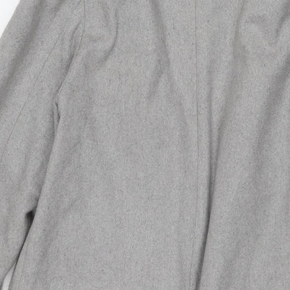 All About Eve Womens Grey Overcoat Coat Size 12