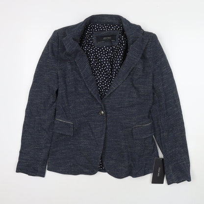 Womens UK Size M Zara Blue Jacket