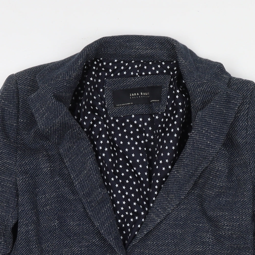 Womens UK Size M Zara Blue Jacket