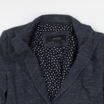 Womens UK Size M Zara Blue Jacket