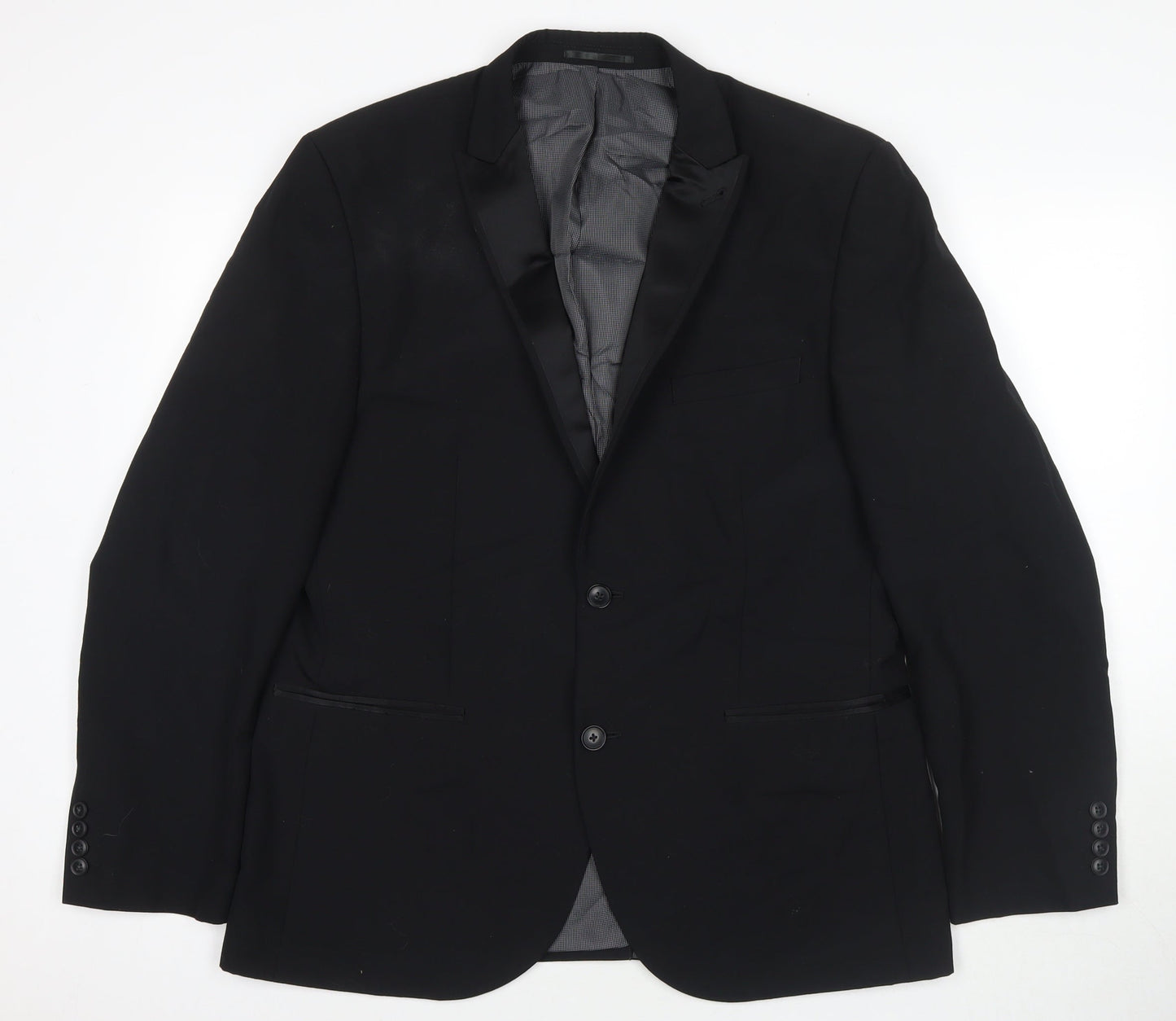 Mens UK Size 42 NEXT Regular Black Suit Jacket