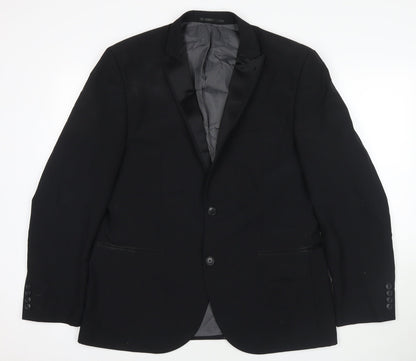 Mens UK Size 42 NEXT Regular Black Suit Jacket