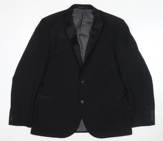 Mens UK Size 42 NEXT Regular Black Suit Jacket