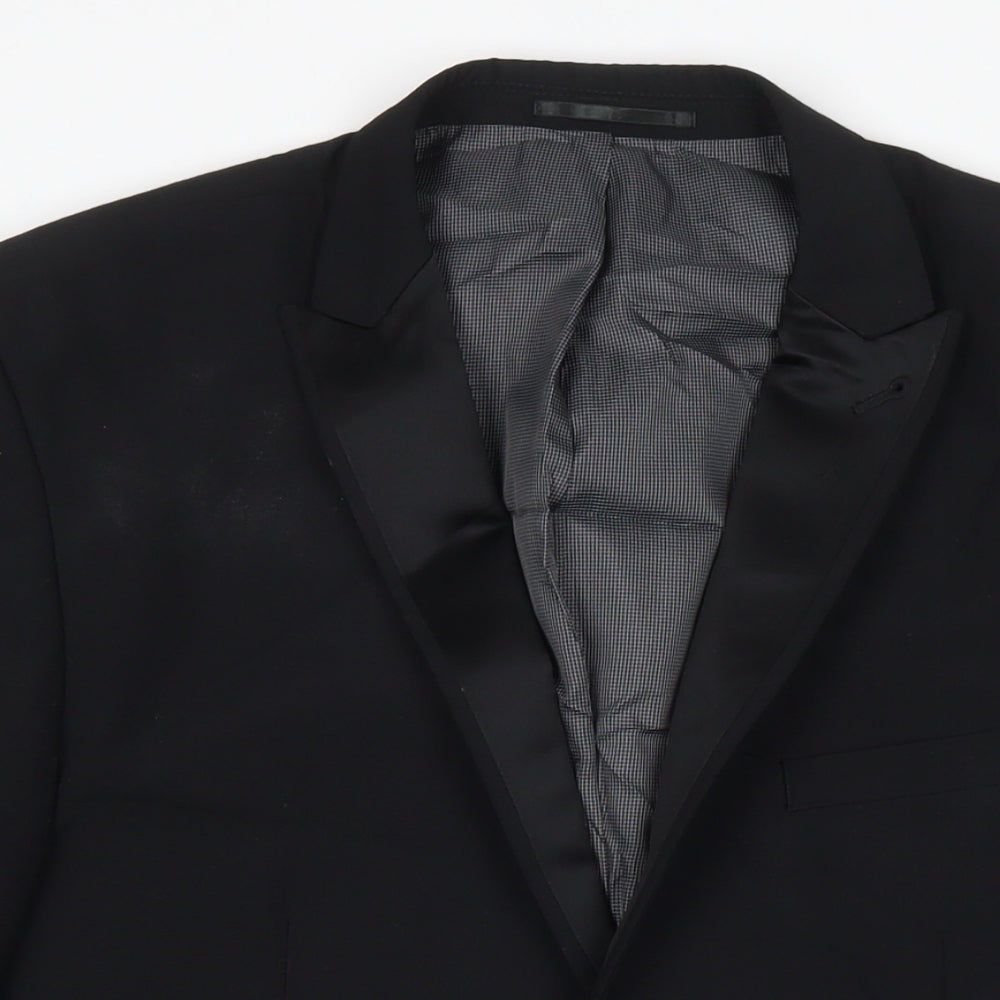 Mens UK Size 42 NEXT Regular Black Suit Jacket
