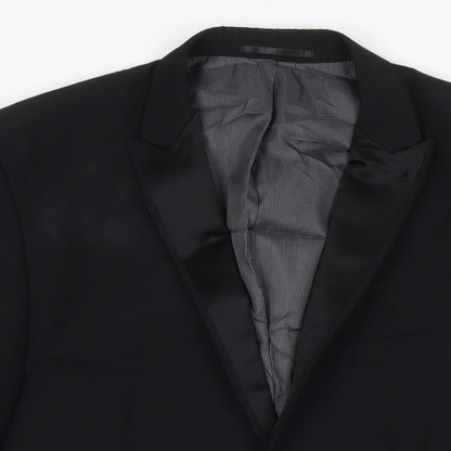Mens UK Size 42 NEXT Regular Black Suit Jacket