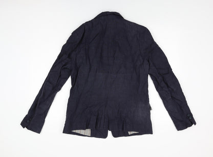 Womens UK Size L Zara Blue Jacket