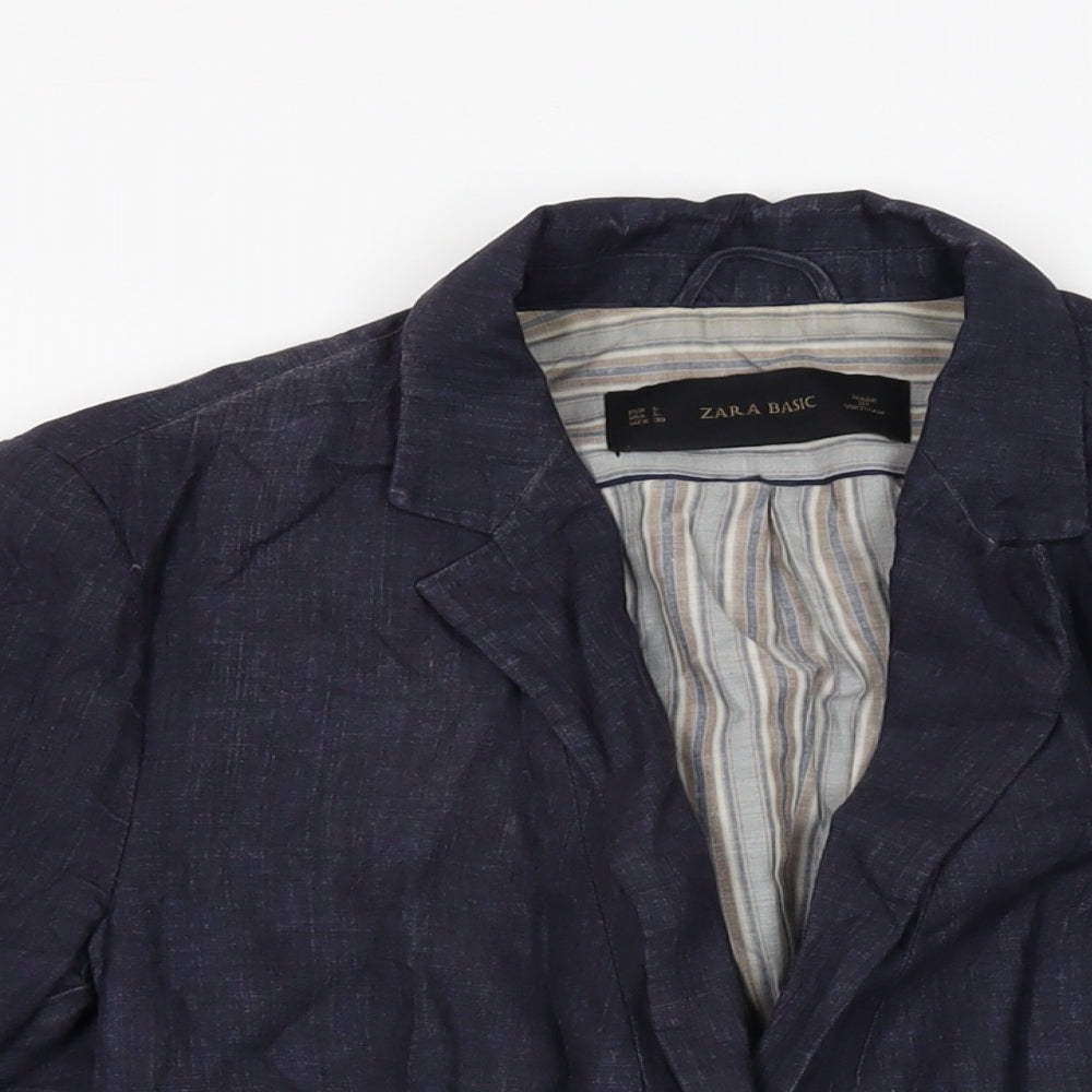 Womens UK Size L Zara Blue Jacket