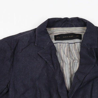 Womens UK Size L Zara Blue Jacket